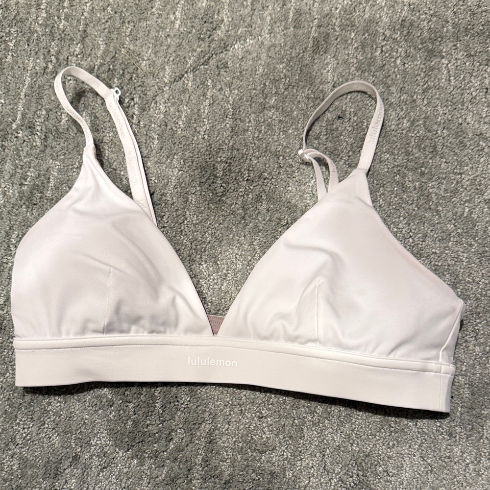 lululemon athletica Light Gray Triangle Bralette